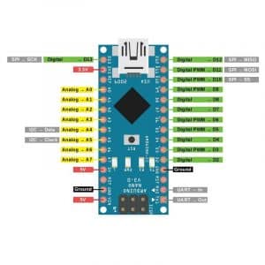 Schéma carte Arduino NANO V3.0