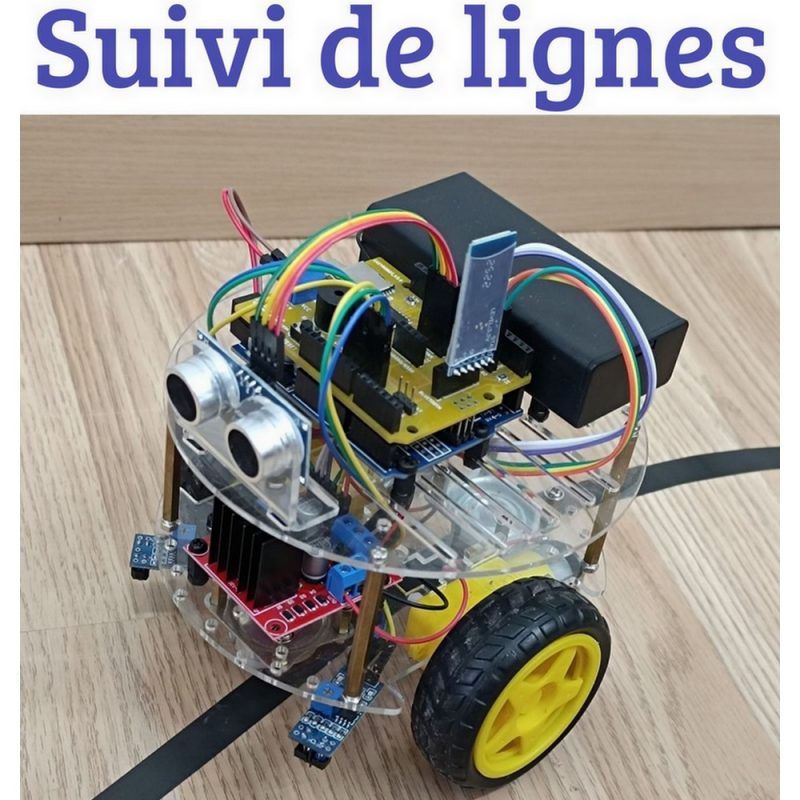 Robot EasyRobot V3 Arduino suiveur de lignes
