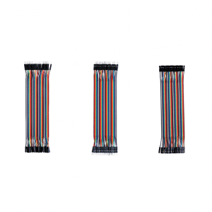 Ensemble de câbles Dupont multicolores 120 pièces, types mâle-mâle, femelle-femelle et mâle-femelle pour prototypage